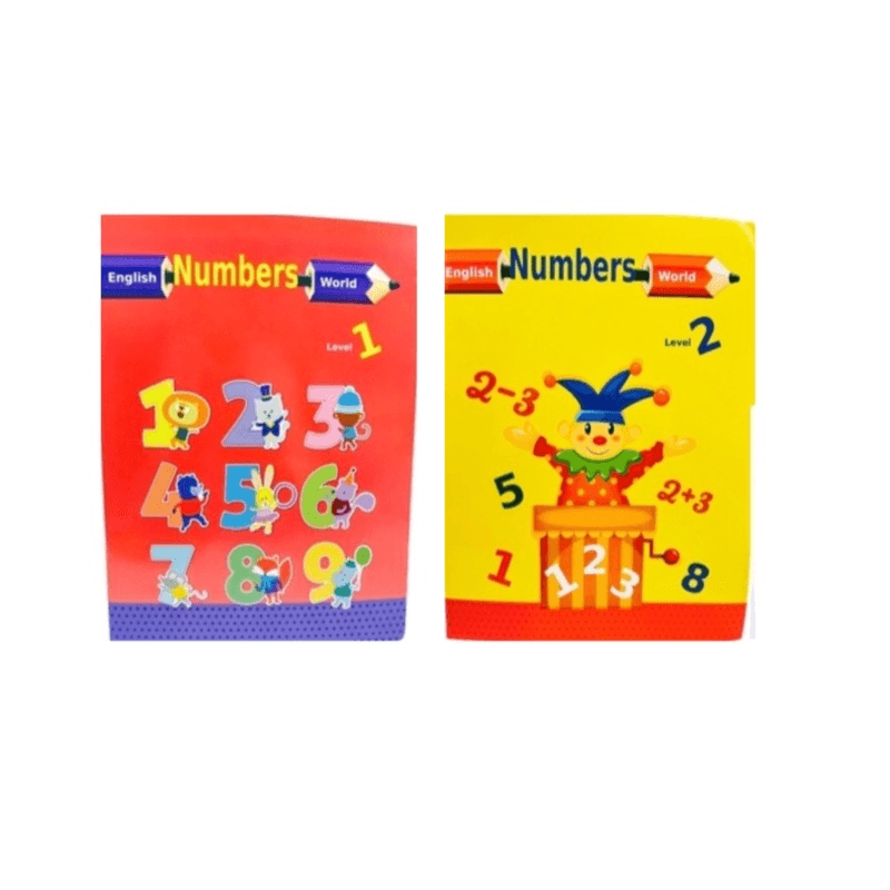 2 of First 1,2,3, Learning Numbers and colour the picture Level 1,2 - 11458 2pcs