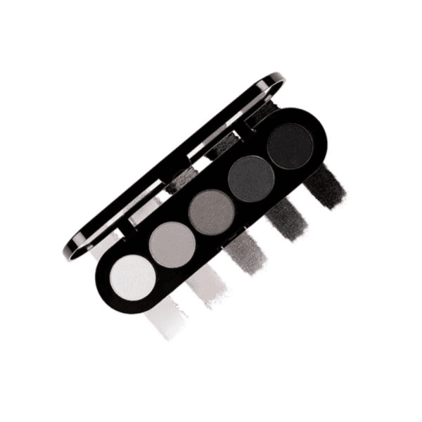 Makeup Atelier :5 Eyeshadows Palette – Black And White 12.5g