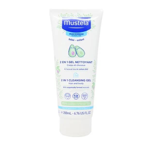 Mustela 2 In 1 Cleansing Gel For Hair & Body 200ml