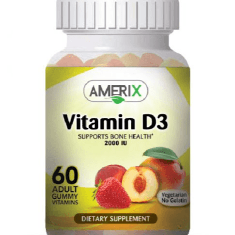 Amerix Vitamin D3 60gummies 2000iu