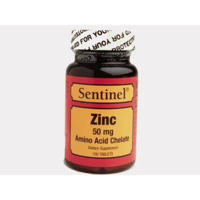 Sentinel Zinc 50Mg 100'S