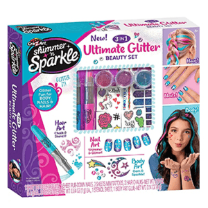 Shimmer N Sparkle 3 N1 Ultimate Glitter Beauty Set (1131828)