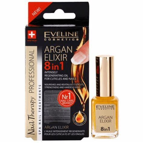 Eveline Argan Elixir For Cuticles & Nails 12Ml  