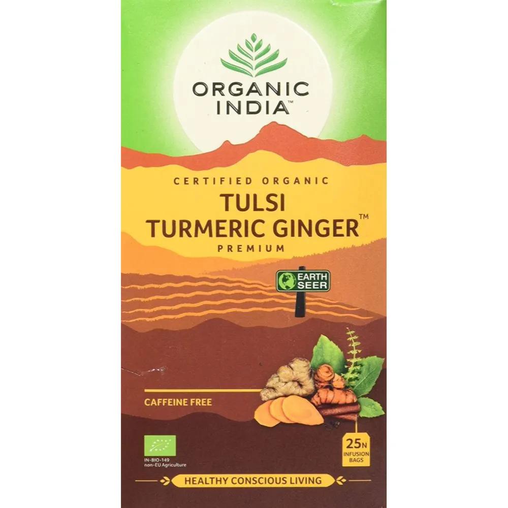 Organic India Tulsi Ginger Turmeric Tea 25Bags