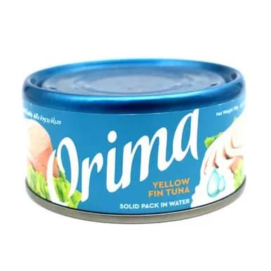 Orima Yellow Fin Tuna Solid Pack In Water 170g