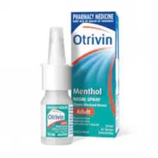 OTRIVIN ADULT NASAL SPRAY MENTHOL 10ML