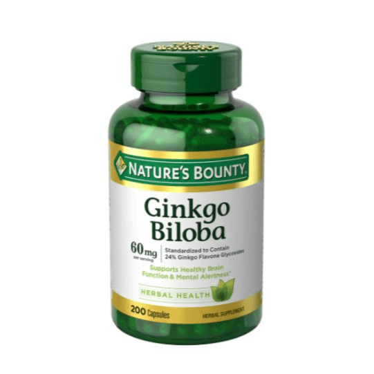 Nature's Bounty Gingko biloba 60mg 200's