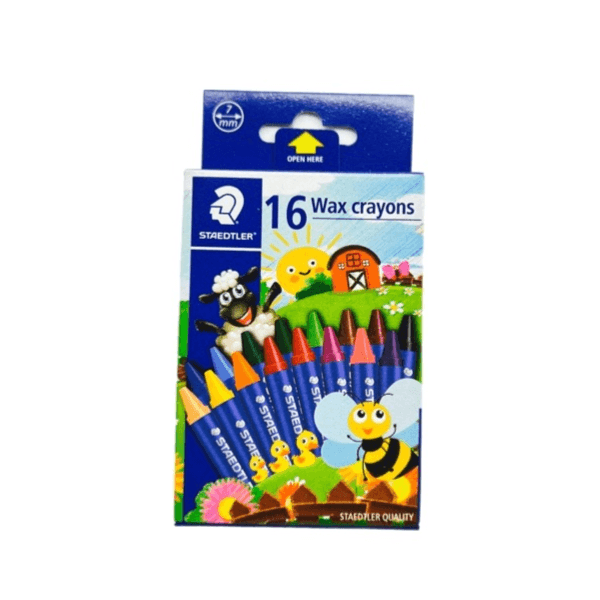 Staedtler Wax Crayons Set Of 16 Colours - 11661