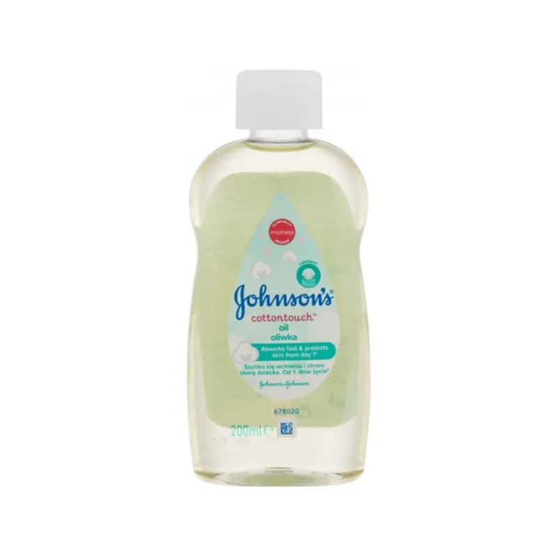 Johnsons Cotton Touch Oil Oliwka Absorbs Fast & Protects Skin From Day 1 200ml