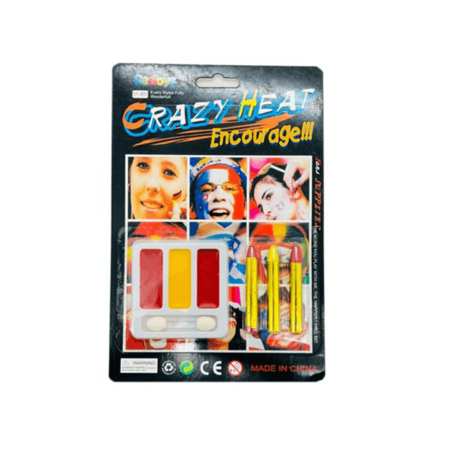 World Cup Face Paint Set For Spain