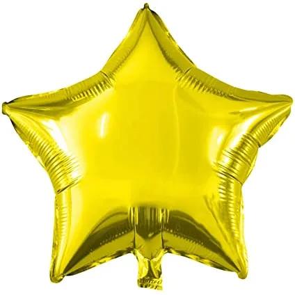 18" Star Gold With Helium