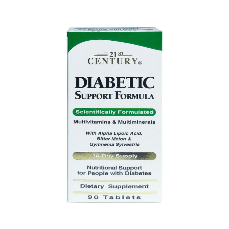 21st Century Diabetic Support Formula 90 Tablets