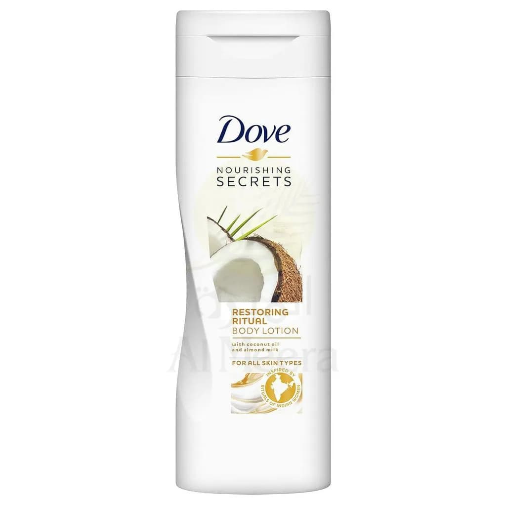 Dove Body Love Restoring Care Body Lotion For Dry Skin With Coconut Oil And Almond Milk 400Ml