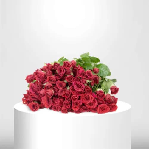 30 Red Spray Roses - 60025