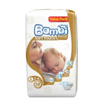 Bambi Diapers 1 Newborn 48s