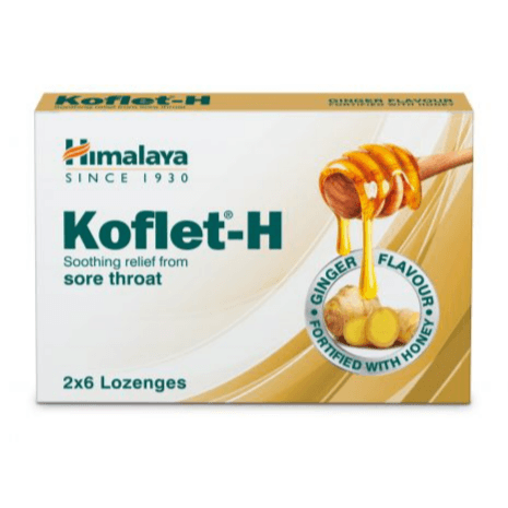 Himalaya Koflet-H Ginger Honey 12 Pieces