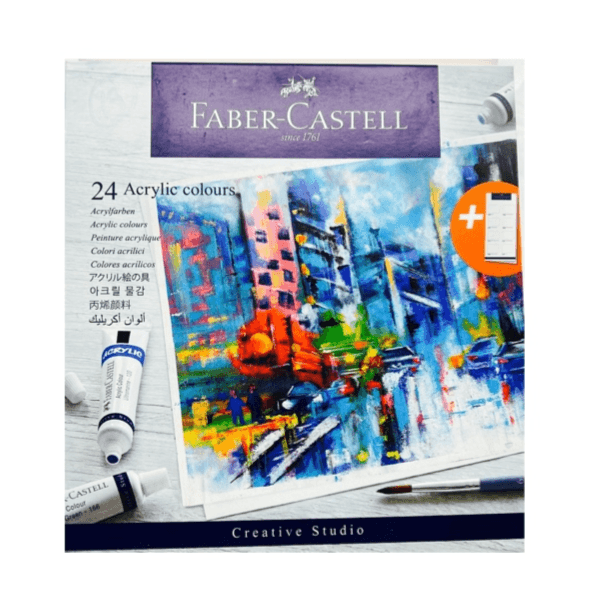 Faber-Castell 379024 Acrylic Colours 9Ml Set Of 24 - 9467