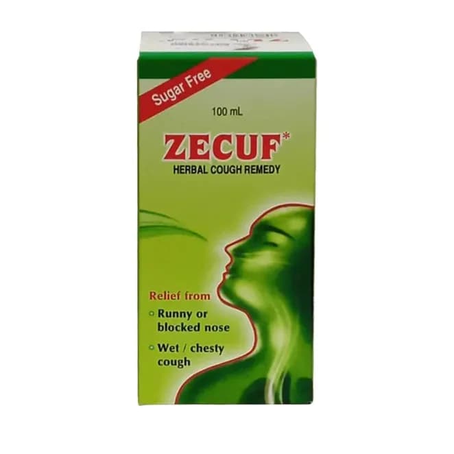 Zecuf Sugar Free Cough Syrup 100ml