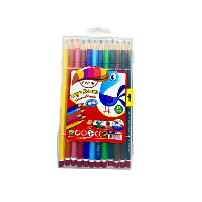 Fatih Color Pencils 12 colors 12 Pcs 8658