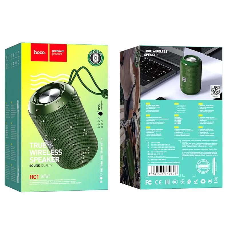 Wireless Speaker “HC1 Trendy Sound” Sports Portable Loudspeaker Dark Green