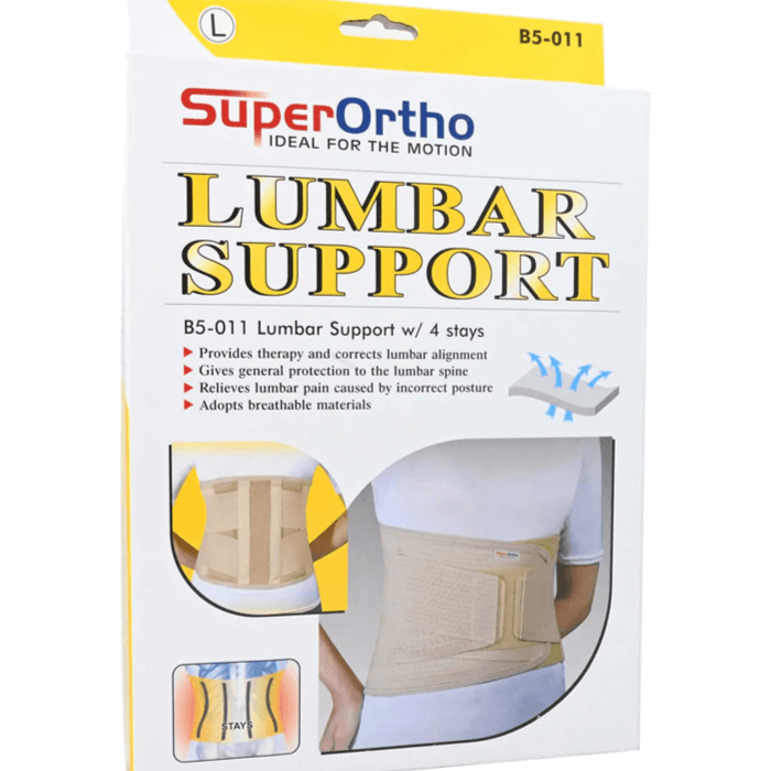 Super Ortho Lumbar Support W/4 Stays B5-011 (L)