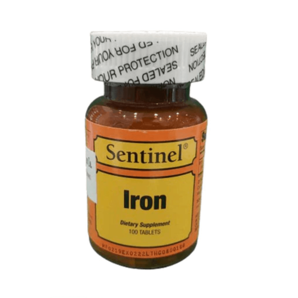 Sentinel Iron Tab 100's