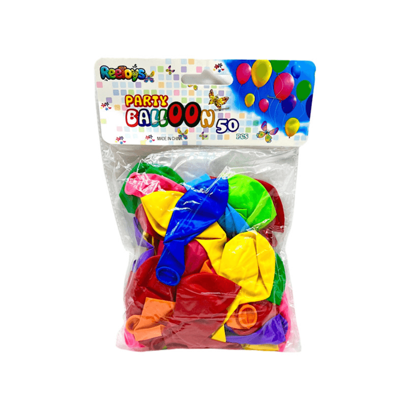 Balloons For Events And Parties, 50 Colourful Balloons - 2346