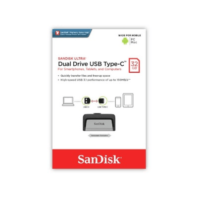 Sandisk Ultra Dual Drive USB 3.1 Type C 32GB