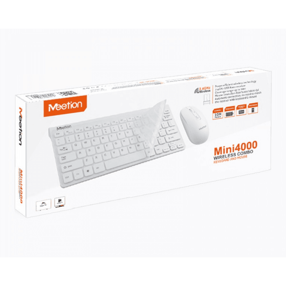 Meetion Mini 4000 Wireless Combo Keyboard and Mouse