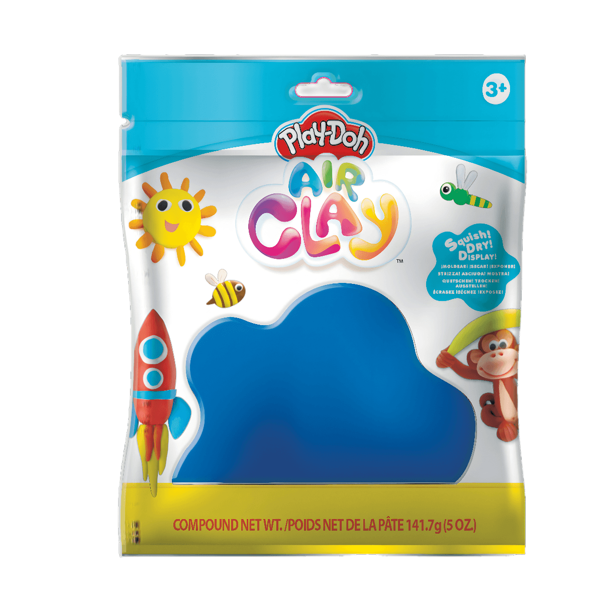 Play-Doh Air Clay Asst. Colors 5oz-Assorted Colours (DGPD62)