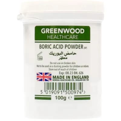 GreenWood Boric Acid Powder 100gm