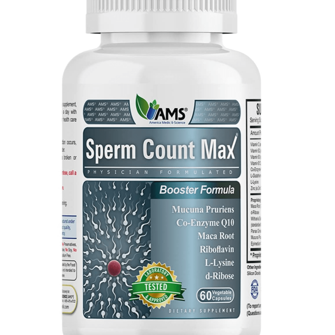 Ams Sperm Count Max 60's Cap