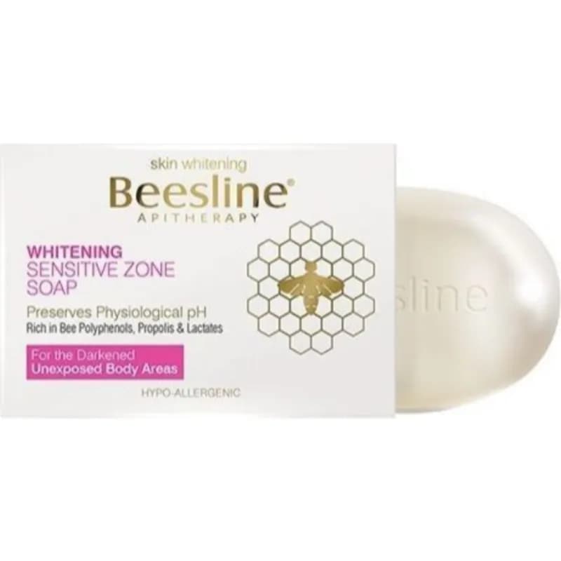 Beesline Whitening Sensitive Zone Soap 110g For The Darkened Unexposed Body Areas