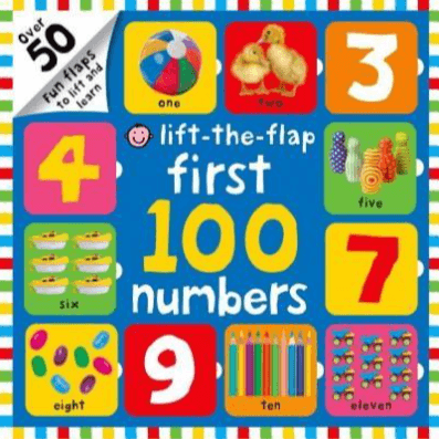 516741 First 100 Lift the Flap Numbers: Over 50 Fun Flaps to Lift and Learn (Board Book) By Priddy, Roger