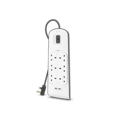 Belkin Surge Plus USB Surge Protector 6 Outlet 2m 6.6ft