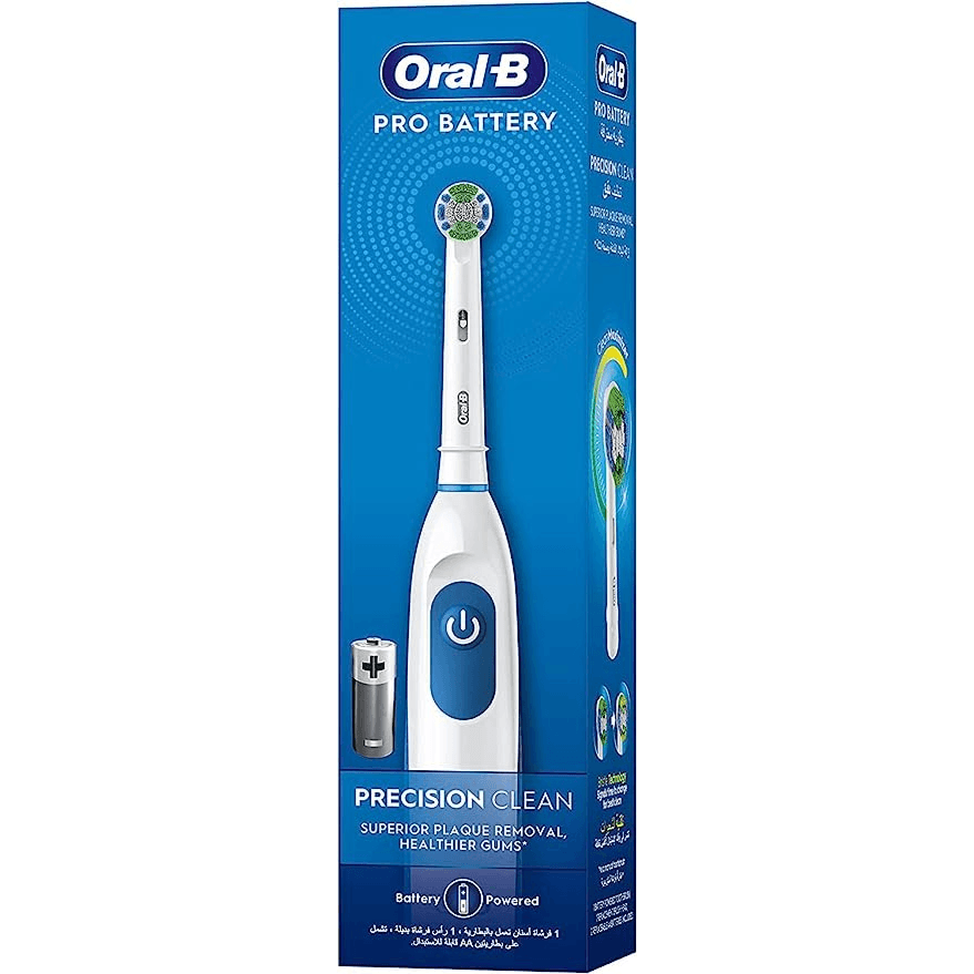 Oral-b Pro Battery Round Clean Percision Toothbrush Type 3750 1pcs