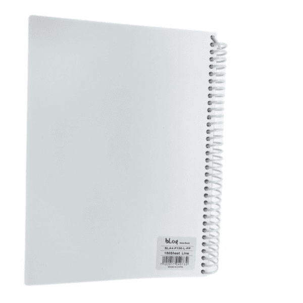 Blog University 4 Subject Ruled Notebook A4 Size 120 Sheets White Colour - 2209