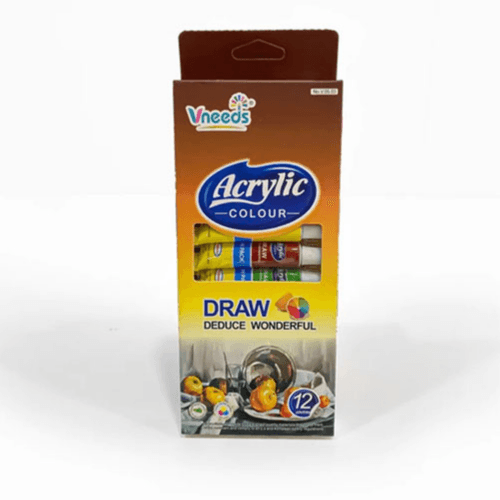 Vneeds Draw Deduce Wonderful Acrylic Color 12 Colors