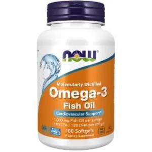 Now Omega 3 Fish Oil softgels 100's