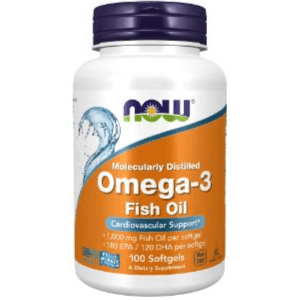 Now Omega 3 Fish Oil softgels 100's