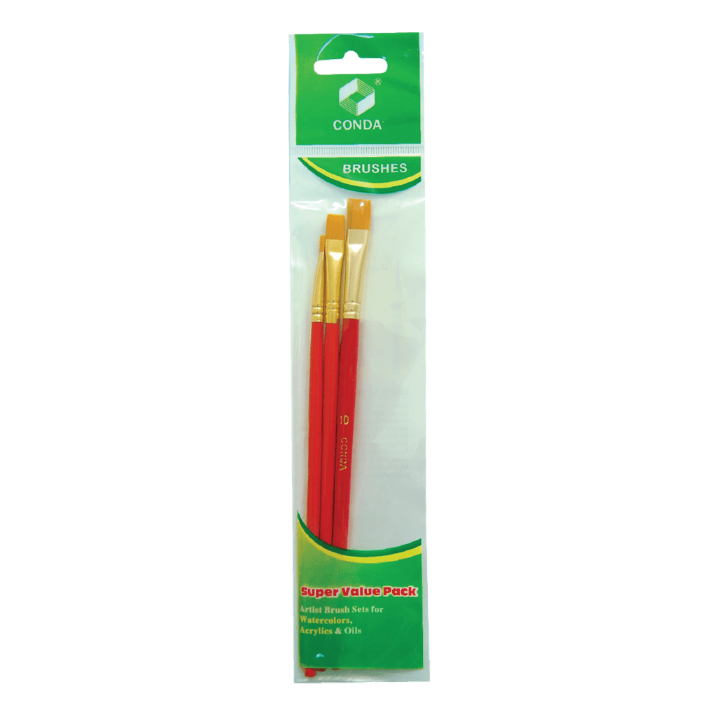 Conda Water Colour Brush- Pack Of 3 (Bhco07_422)