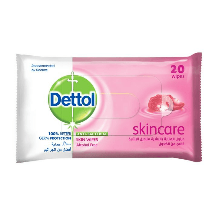 Dettol Wipes Skin Care 20 Pcs