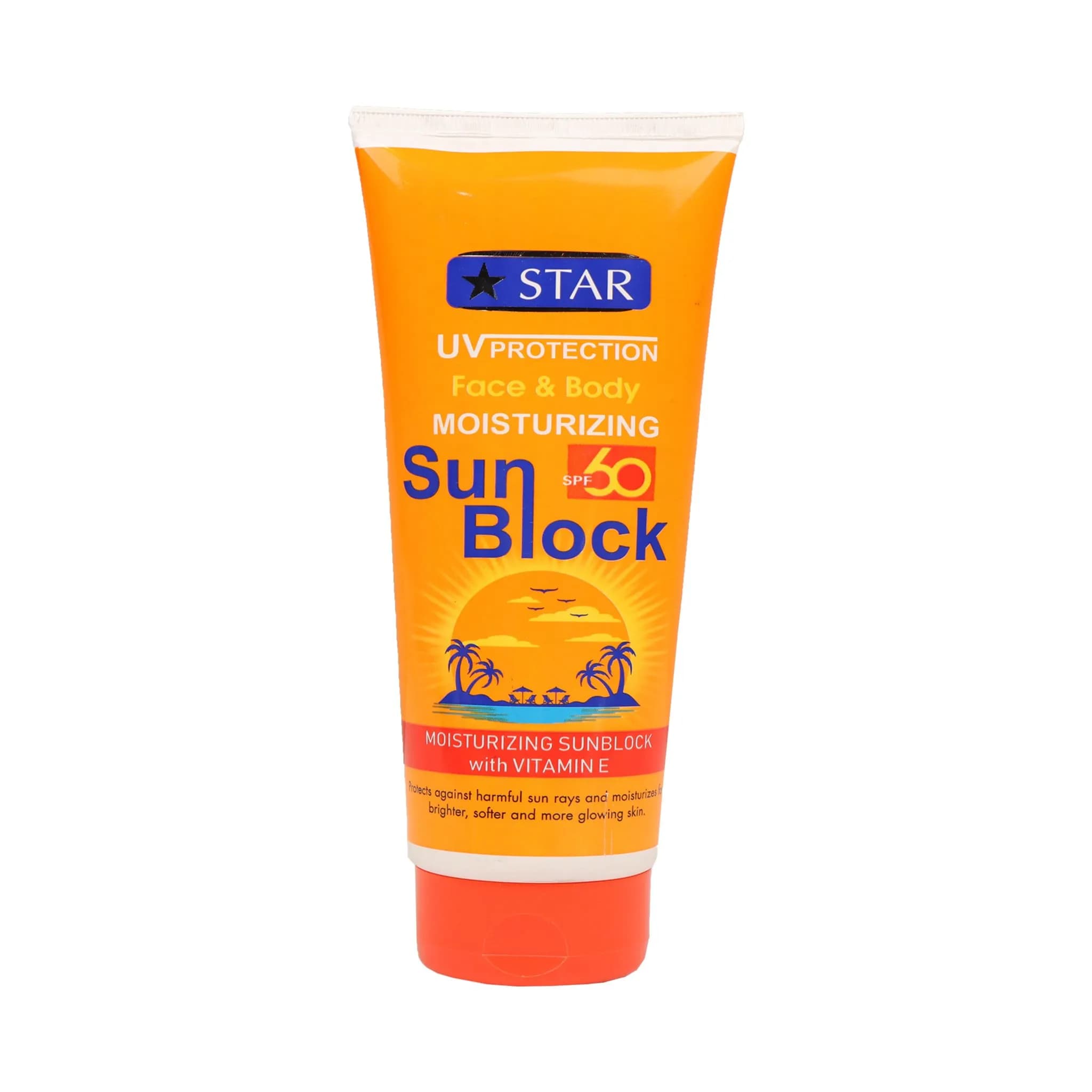 Star Sun Block Moisturizing Uv Protection Face & Body Cream 60 SPF 170g