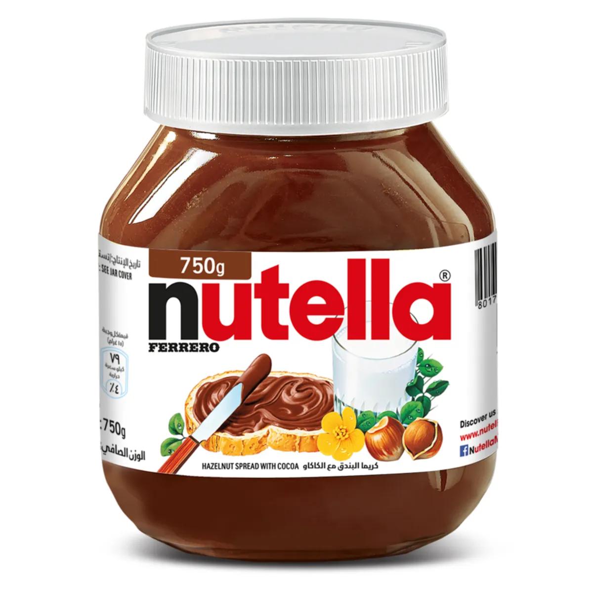 Nutella Ferrero Hazelnut Spread With Cocoa 750gm