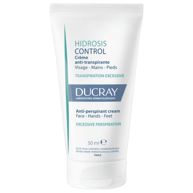 Ducray Hidrosis Control Antiperspirant Cream Face-Hands-Feet 50ml