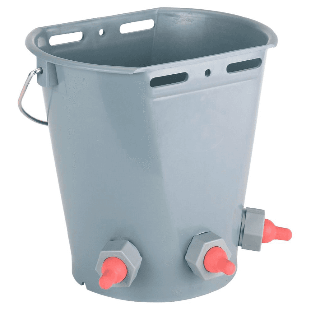 Lamb Feeder Bucket plastic w/ 3 teats