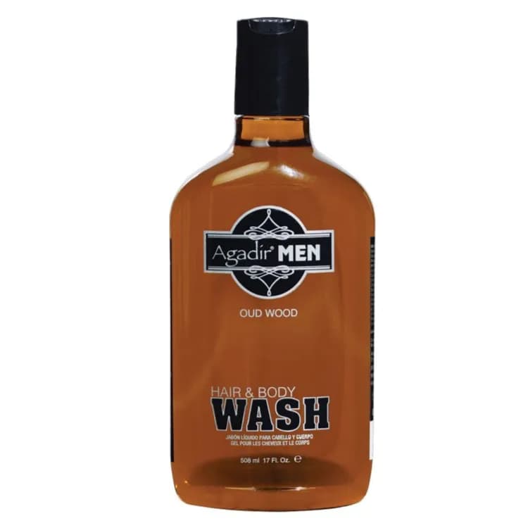 Agadir Men Hair & Body wash Oud Wood 508ml