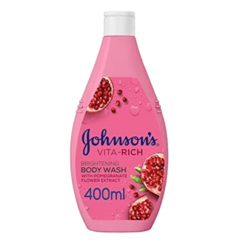 Johnsons Vita-Rich Brightening Body Wash With Pomegranate Flower Extract 400 Ml