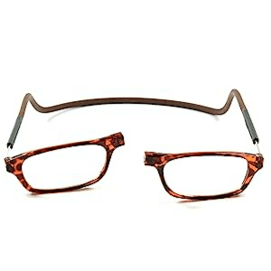 100 Eyewear Reading Glass Magnet Square Demi +1