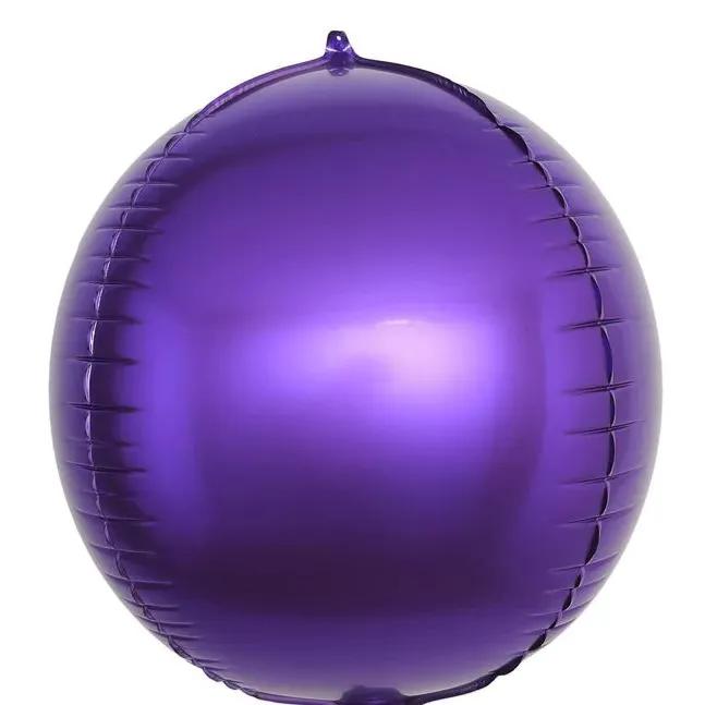 4d Purple Helium Balloon